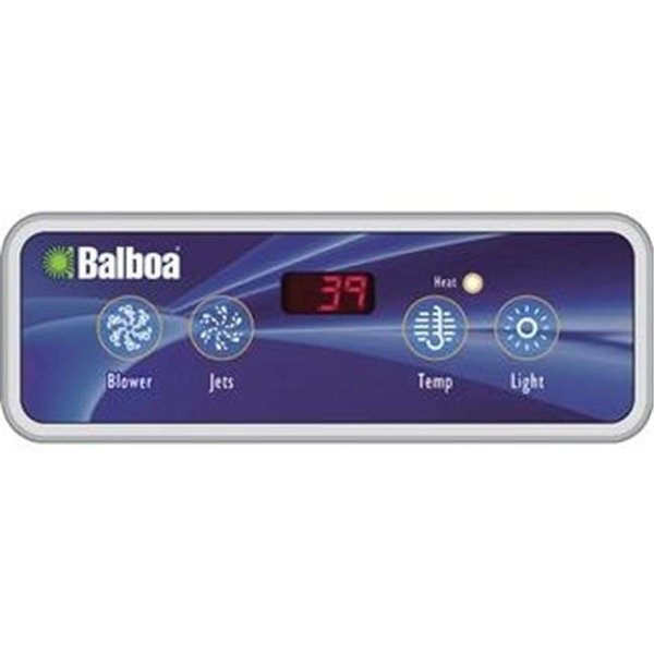 Balboa Balboa 10671 Duplex 4-Button Spa Side Overlay for 51676 10671